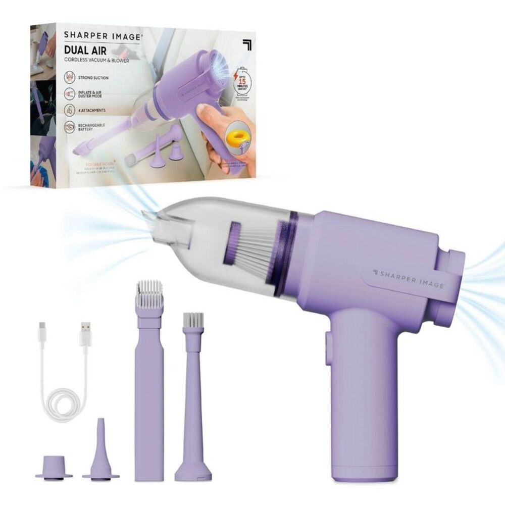 Sharper Image -  Cordless Handheld Vacuum and Blower  Purple